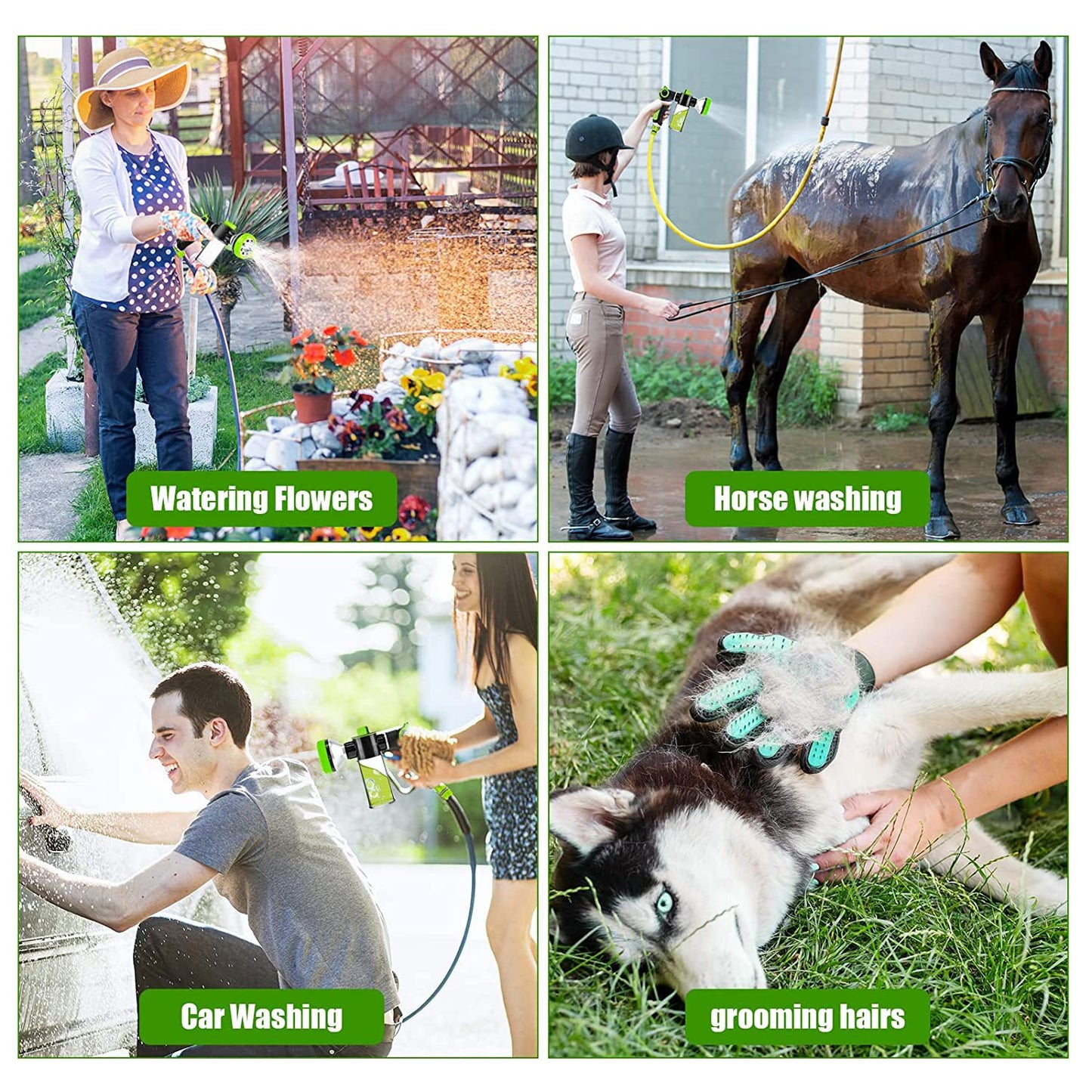 pet washing sprayer used for watering flowers horse washing car washing and dog grooming